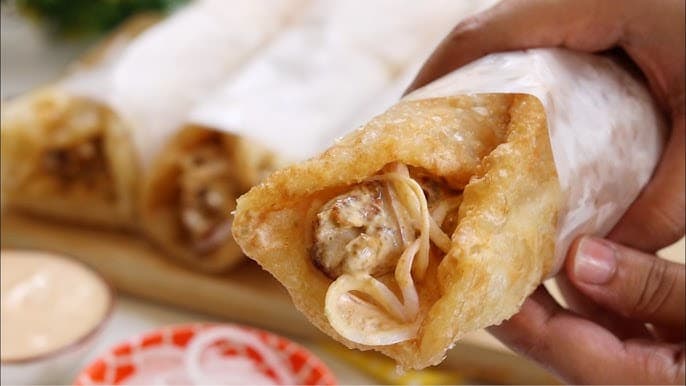 Reshmi kabab roll