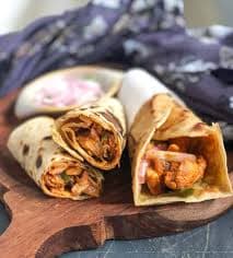 Chicken chapati roll